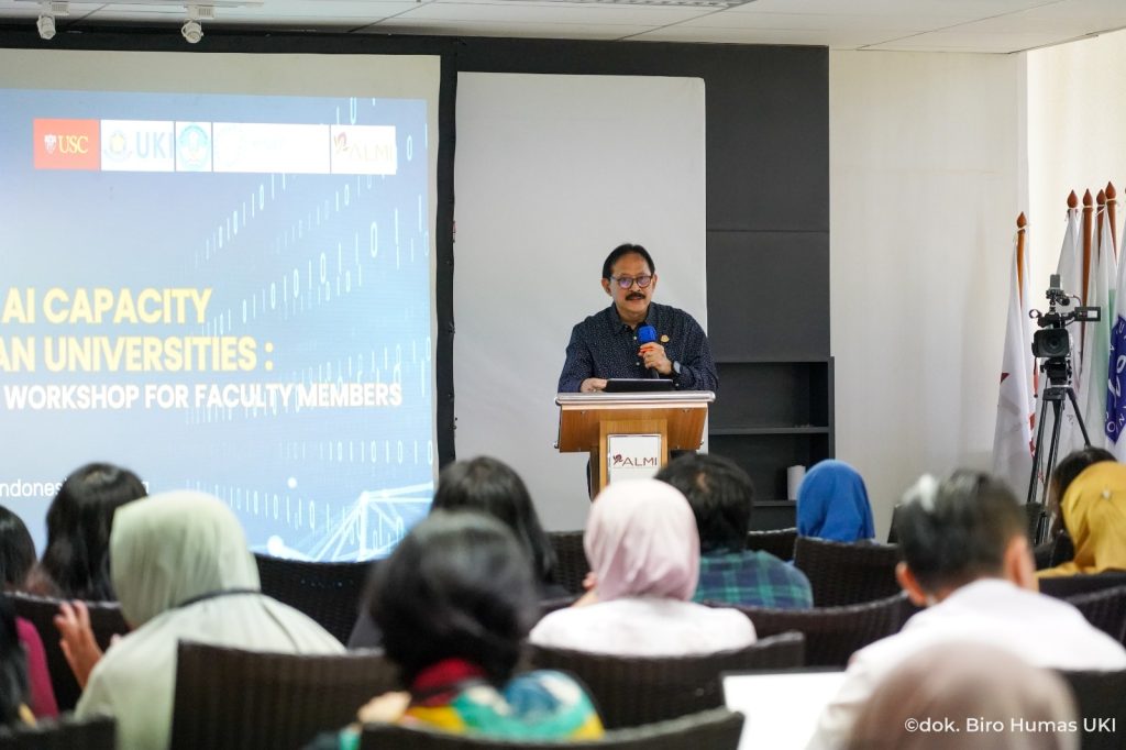   Workshop, Universitas Kristen Indonesia, Akademi Ilmuwan Muda Indonesia, UKI, ALMI, Literasi A.I.,