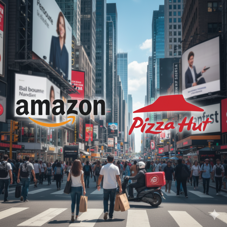 amazon, pizza hut, persaingan usaha