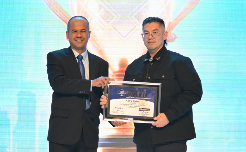 koyo cabe raih top brand award 2025