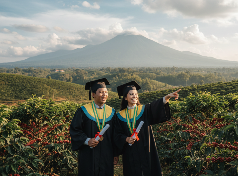 Di Balik Roemah Koffie,Ada Anak Petani Bisa Kuliah Gratis