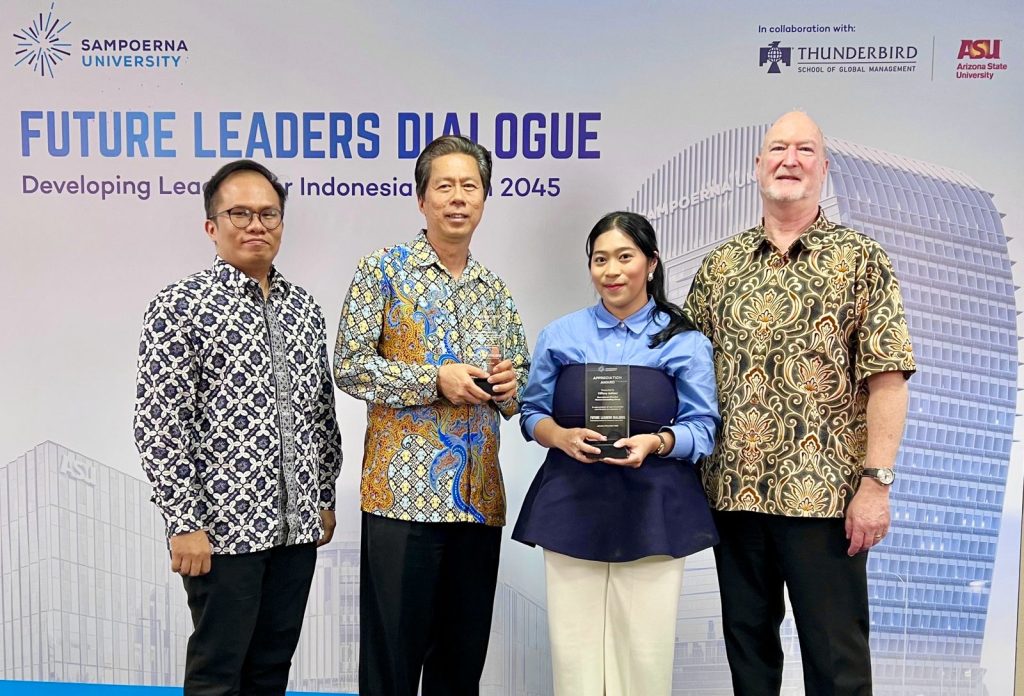 Sampoerna University, Indonesia Emas 2045, pengembangan pemimpin masa depan, program Magister MBA, Thunderbird School of Global Management, pendidikan berkelanjutan, digitalisasi bisnis, kepemimpinan global, ESG, lifelong learning, strategi pengembangan diri