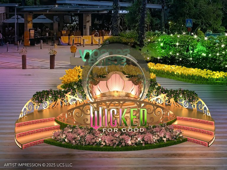 Sentosa Berubah Jadi Negeri Oz, Nikmati Instalasi Magis ‘Wicked: For Good’