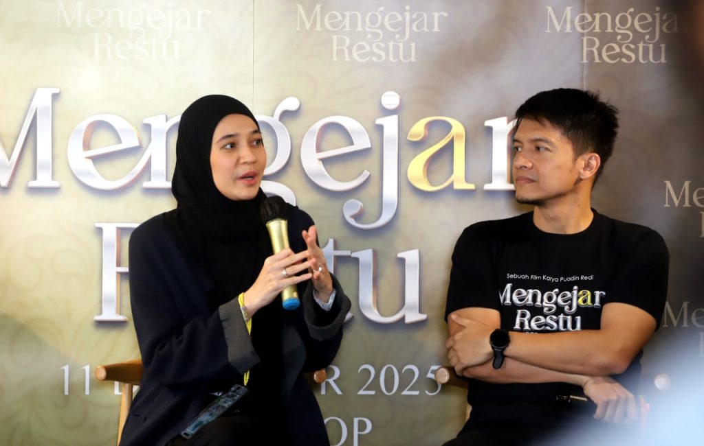 film Mengejar Restu, trailer Mengejar Restu, Bahagia Pictures, film Indonesia 2025, film tentang perempuan, Dhini Aminarti Dimas Seto, film keluarga Indonesia, soundtrack Restu