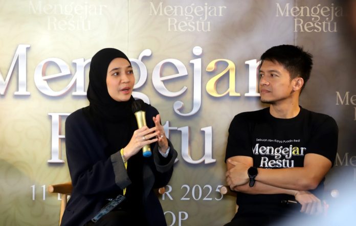 Kekuatan Perempuan Jadi Sorotan dalam Trailer, Poster, dan Soundtrack Terbaru Film Mengejar Restu film Mengejar Restu, trailer Mengejar Restu, Bahagia Pictures, film Indonesia 2025, film tentang perempuan, Dhini Aminarti Dimas Seto, film keluarga Indonesia, soundtrack Restu