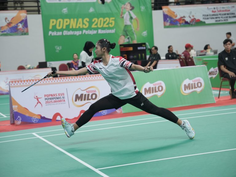 Nestlé MILO Dukung Bulu Tangkis Pelajar di POPNAS XVII 2025